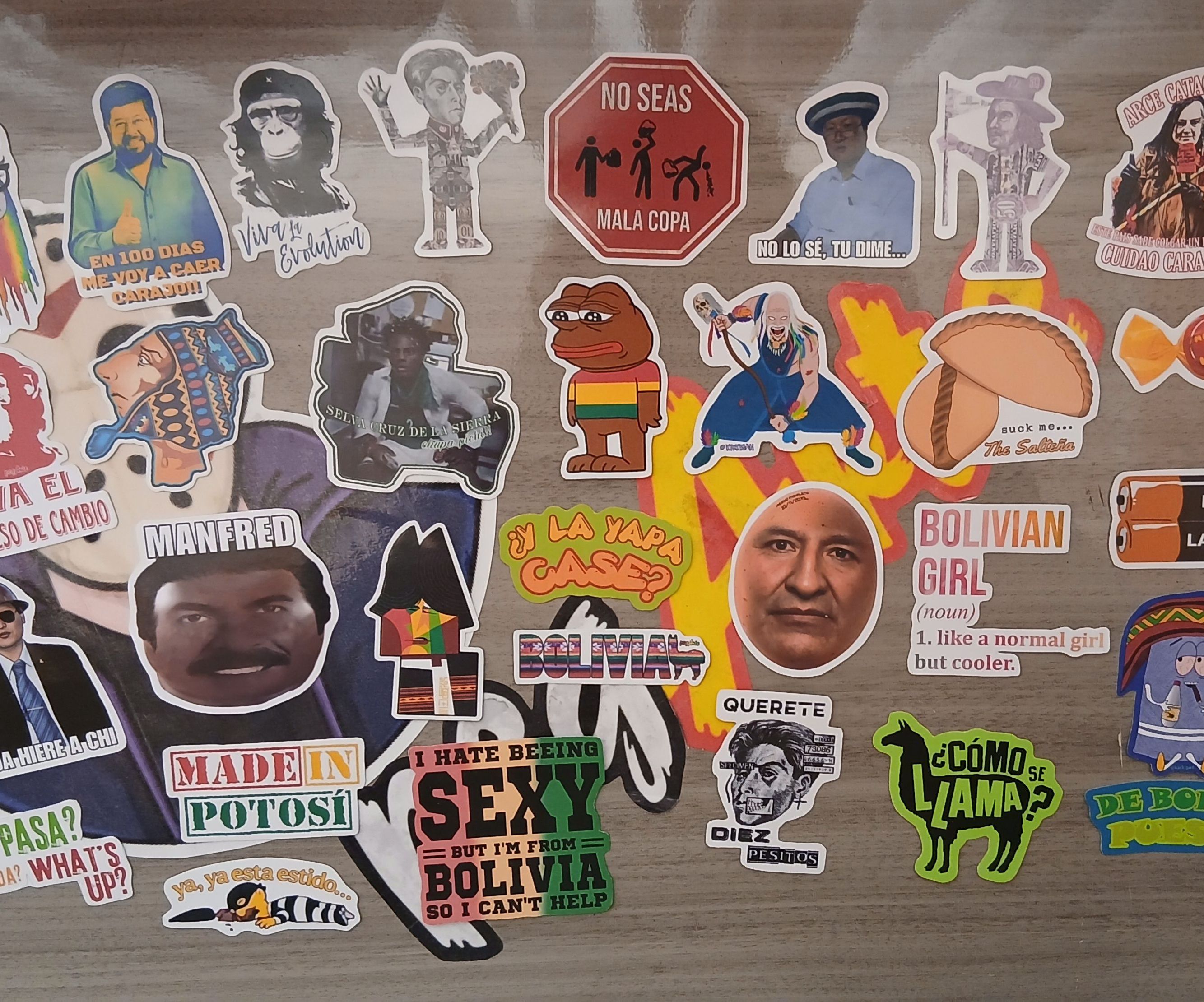 Pack Stickers Bolivia moment🇧🇴