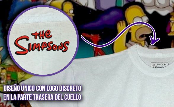 Polera de "barney" the simpsons