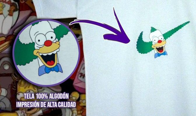Polera krusty el payaso The simpsons