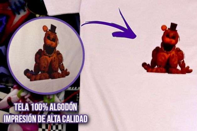 Polera de Fredd bear "five nights at freddys"