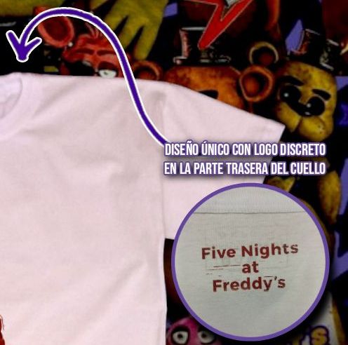 Polera de Fredd bear "five nights at freddys"