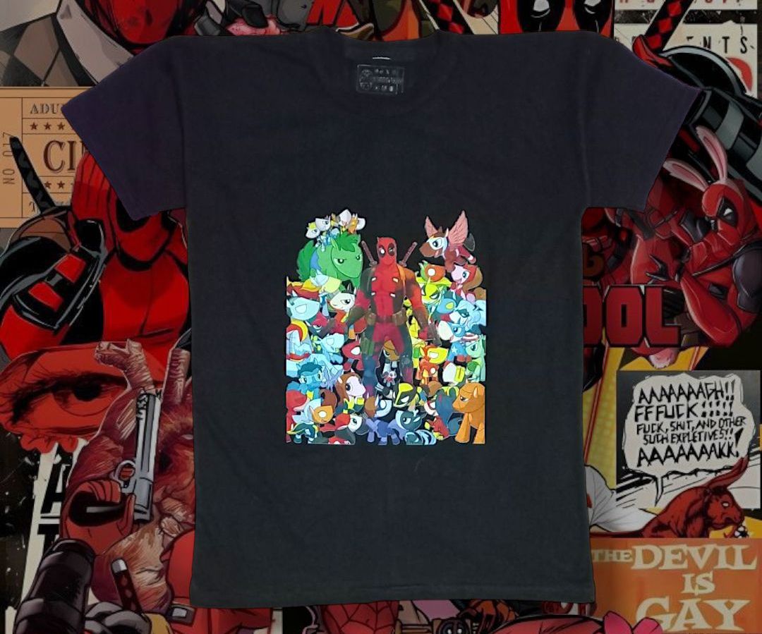 Polera my little deadpool