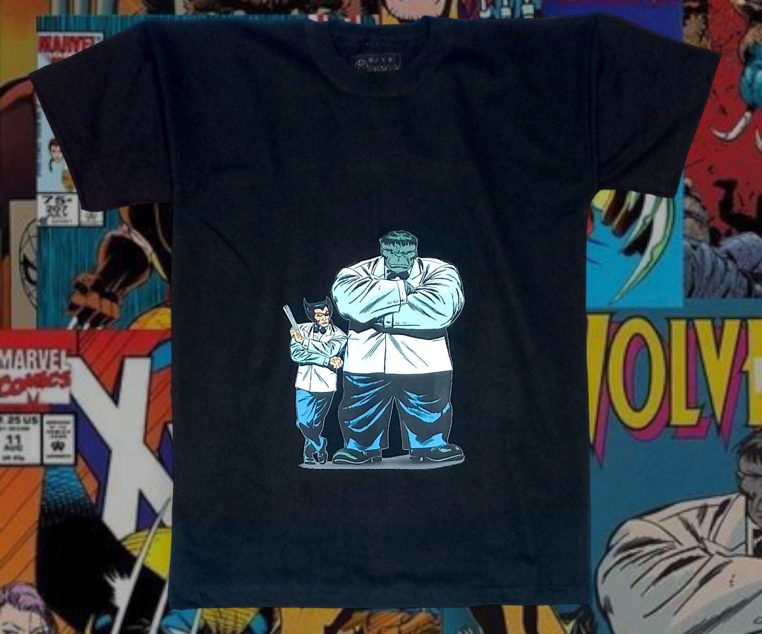 Polera wolverine y hulk
