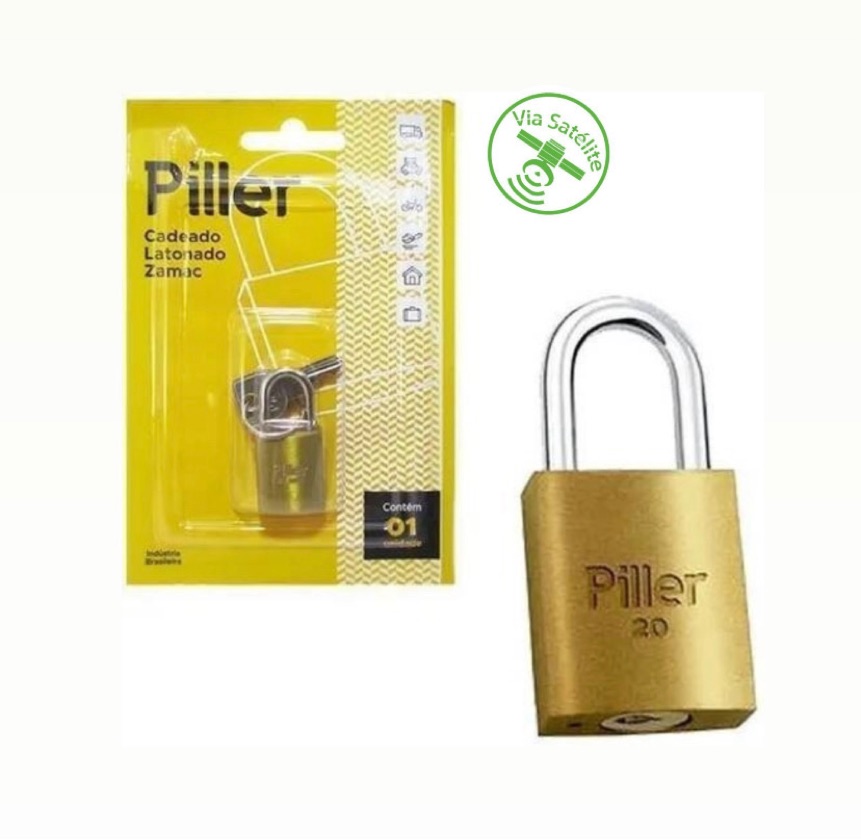 20MM CADEADO CARTELADO - MARCA: PILLER