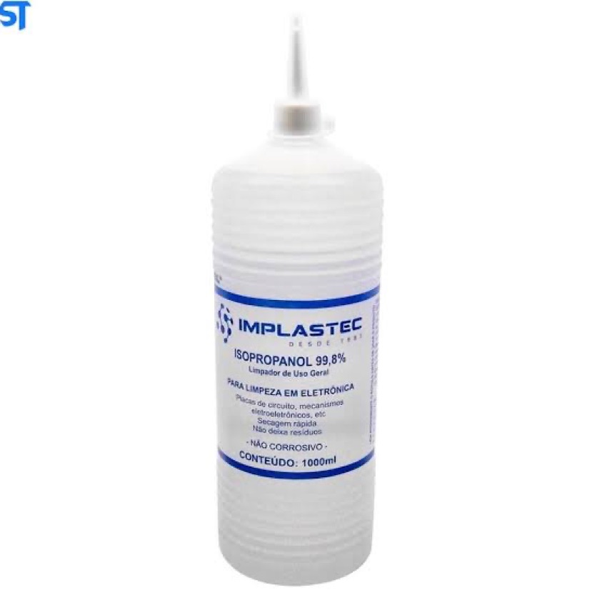 ÁLCOOL ISOPROPANOL 99,8% 1000ML - MARCA: IMPLASTEC