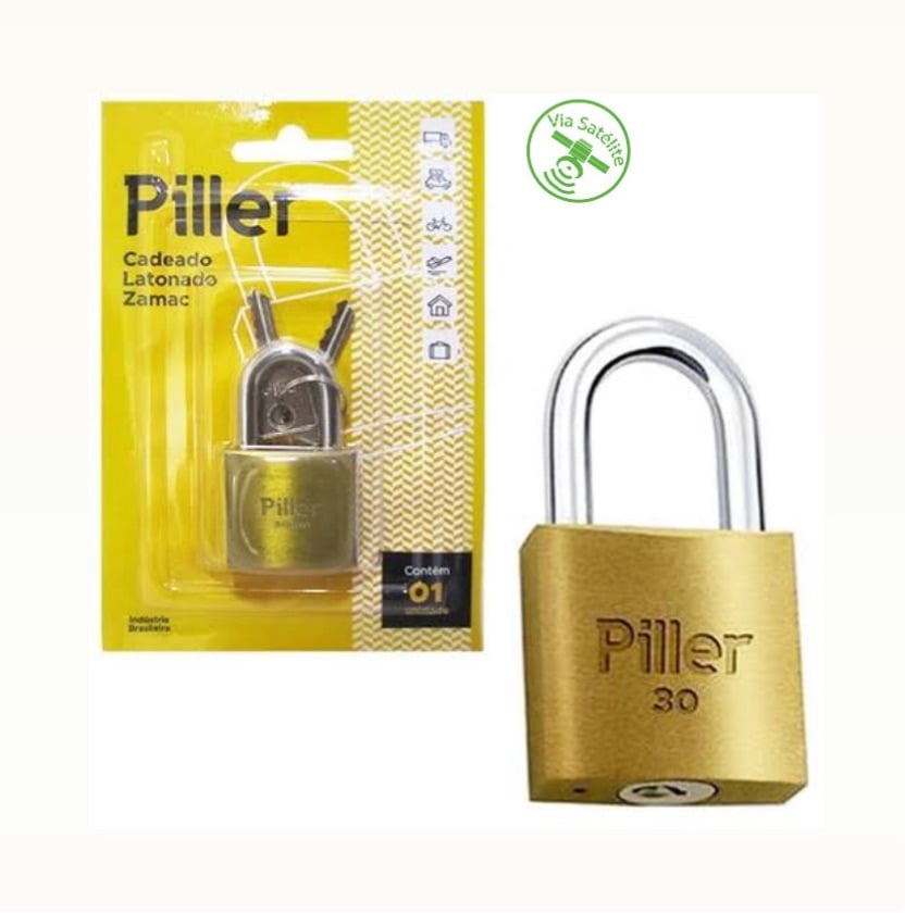 30mm CADEADO CARTELADO - MARCA: PILLER