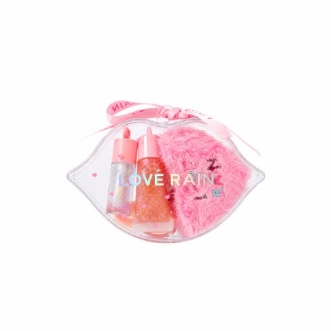 Kit Love Rain com Brilho Labial e Acessórios