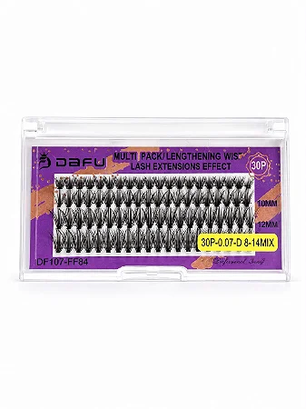 Extensões de Cílios Dafu 30P 0.07 D 8-14MIX