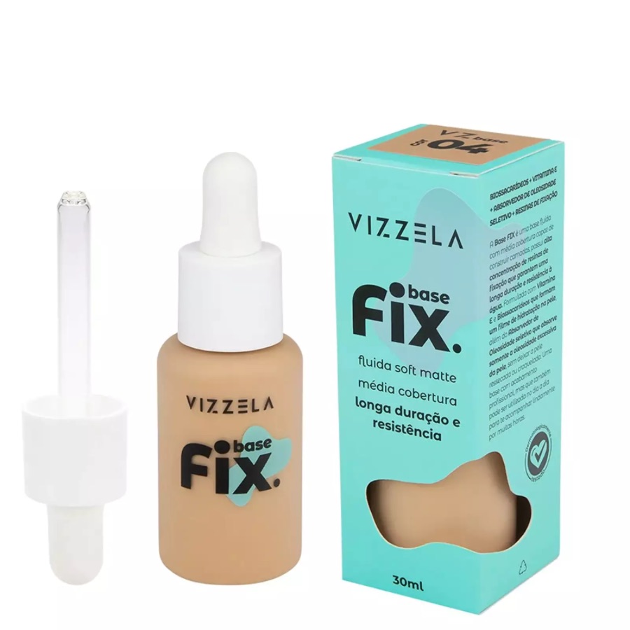 Base Vizzela Fix Fluida Soft Matte 30ml