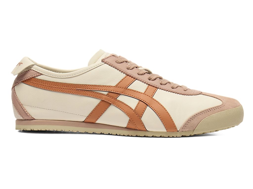 Tênis Onitsuka Tiger Mexico 66 - Bétula/Laranja ferrugem