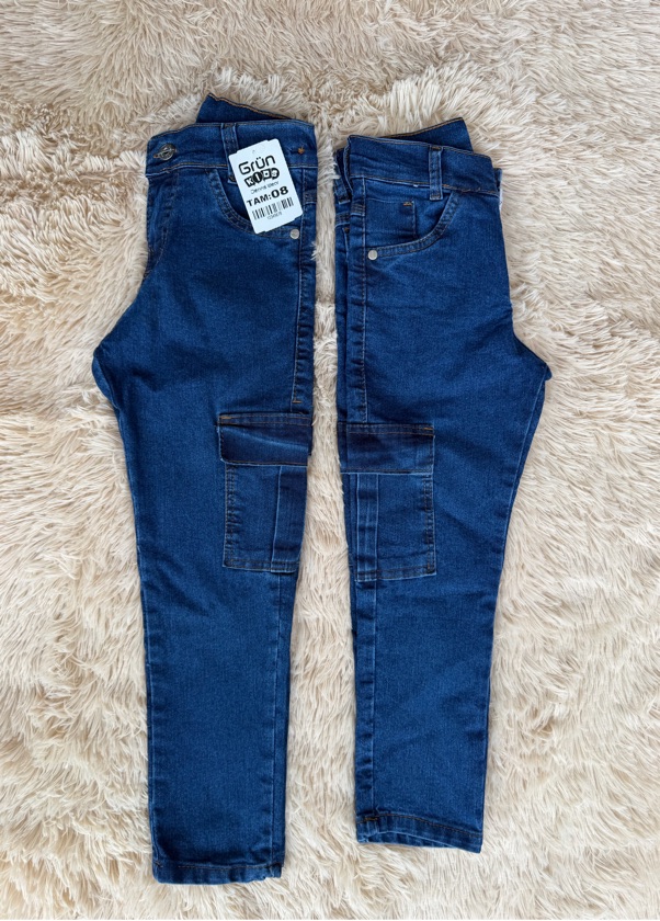 Calça masc. Cargo 10 ao 16
