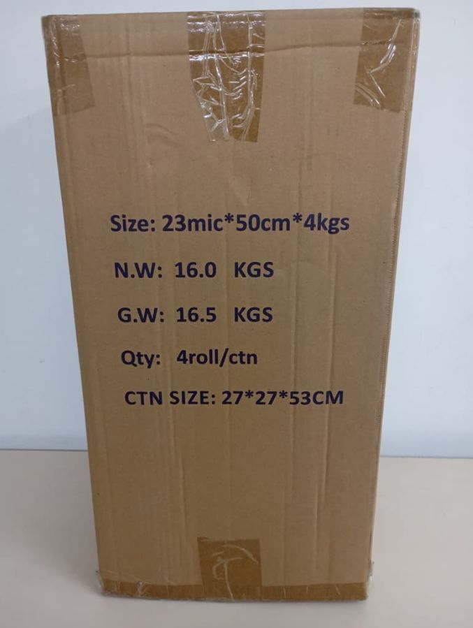 ENVOPLAST DE PALETIZAR TRANSPARENTE 4KG 50CM STRETCH FILM REF 302251 (bulto de 4 unidades) precio por unidad MR BOBINA