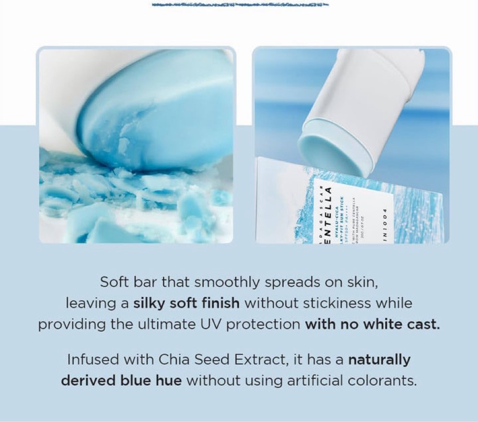 Skin1004 - Mini Madagascar Centella Hyalucica silky-fit sun stick 7g