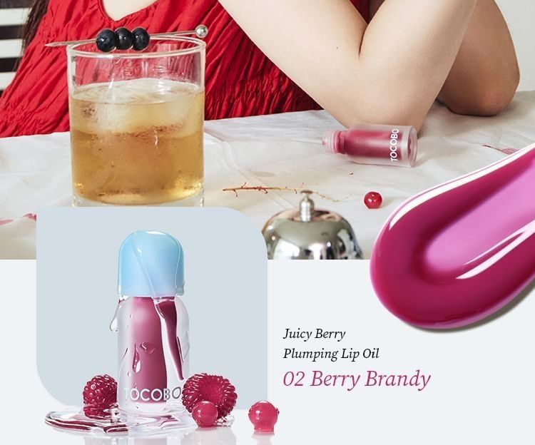 Tocobo - Juice Berry plumping lip oil 02 Berry Brandy 4g
