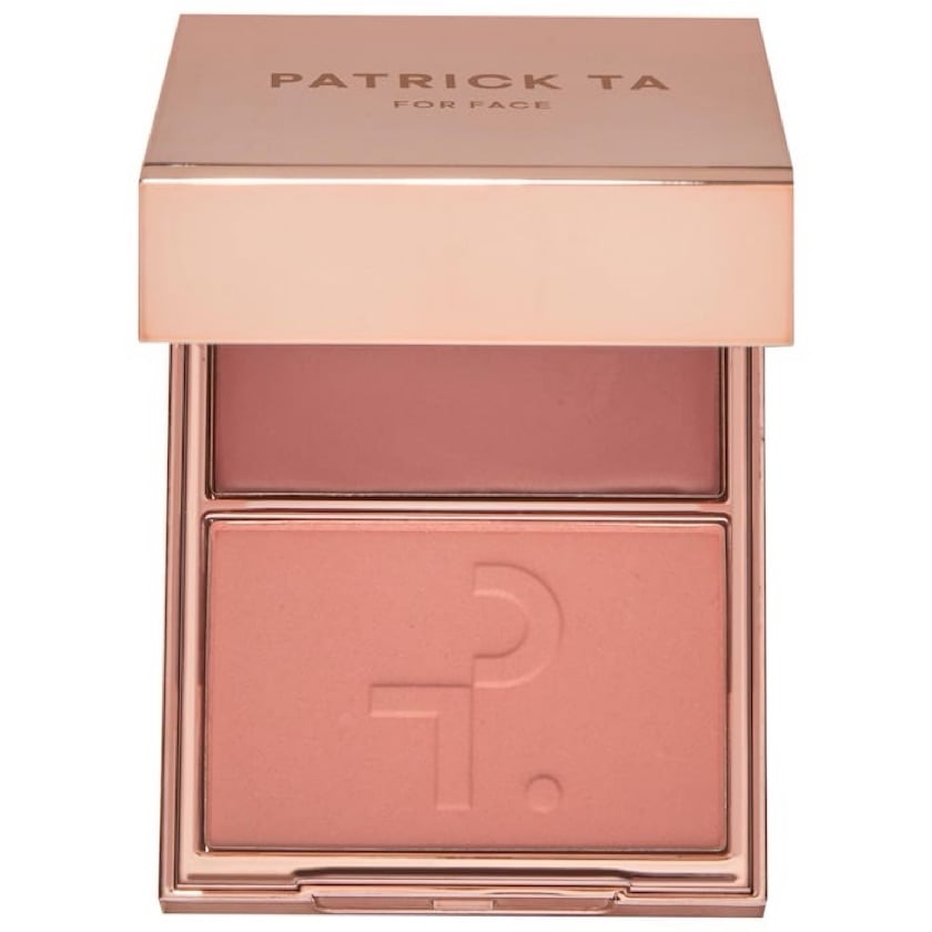 Patrick ta - Major Headlines Double-Take Crème & Powder Blush Duo Not too much (Soft Rosey) cc