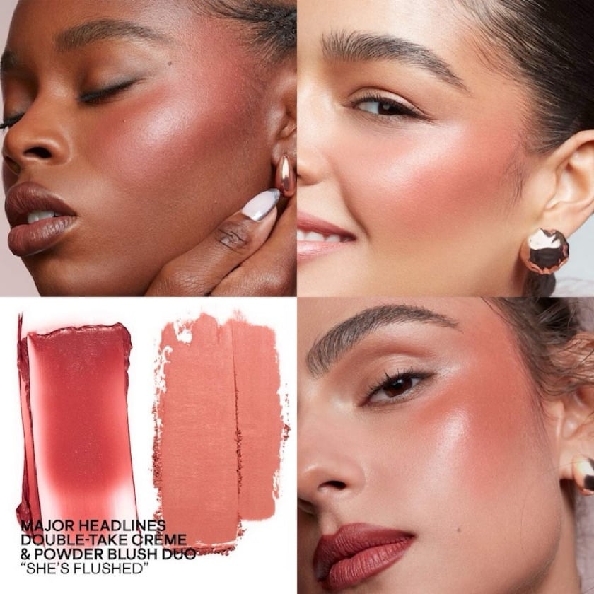 Patrick ta - Major Headlines Double-Take Crème & Powder Blush Duo She’S Flushed