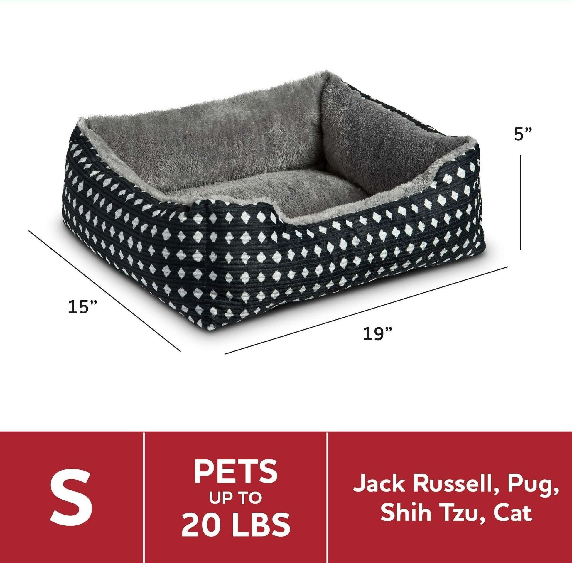 Pet Bed, small (19" x 15")