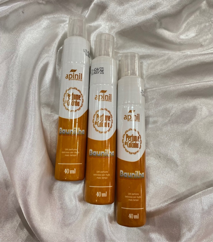 Perfume de calcinha sabor baunilha