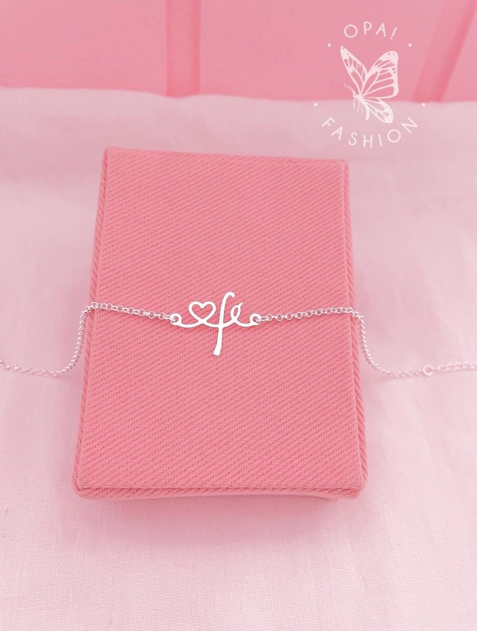 Pulseira Fé Coração 💖