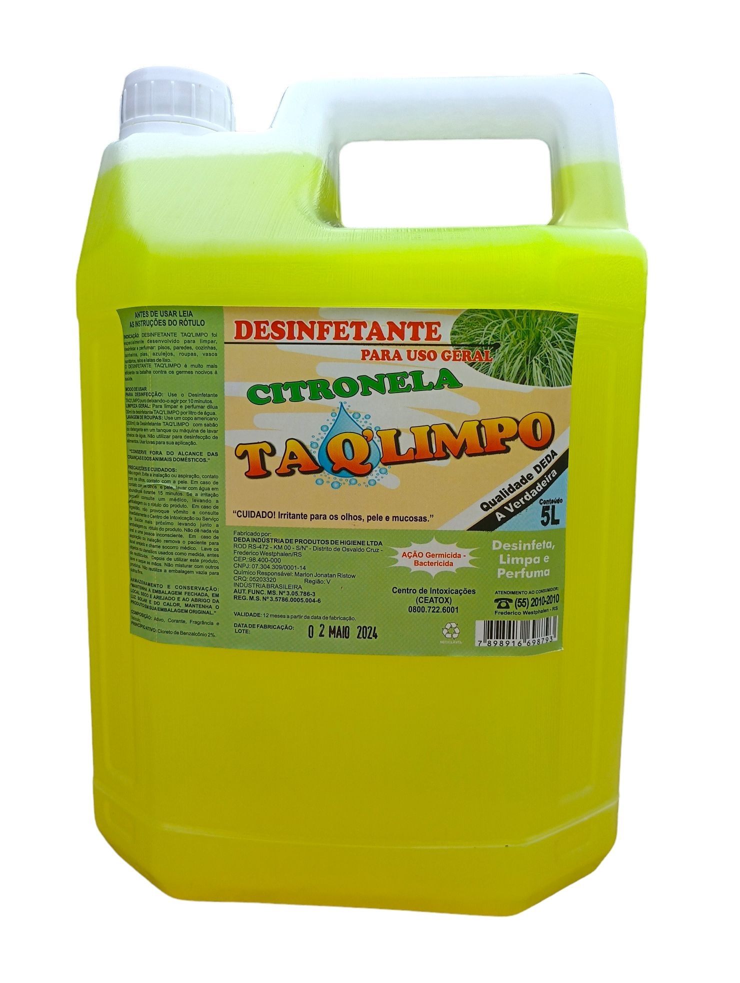 Desinfetante Citronela 5L