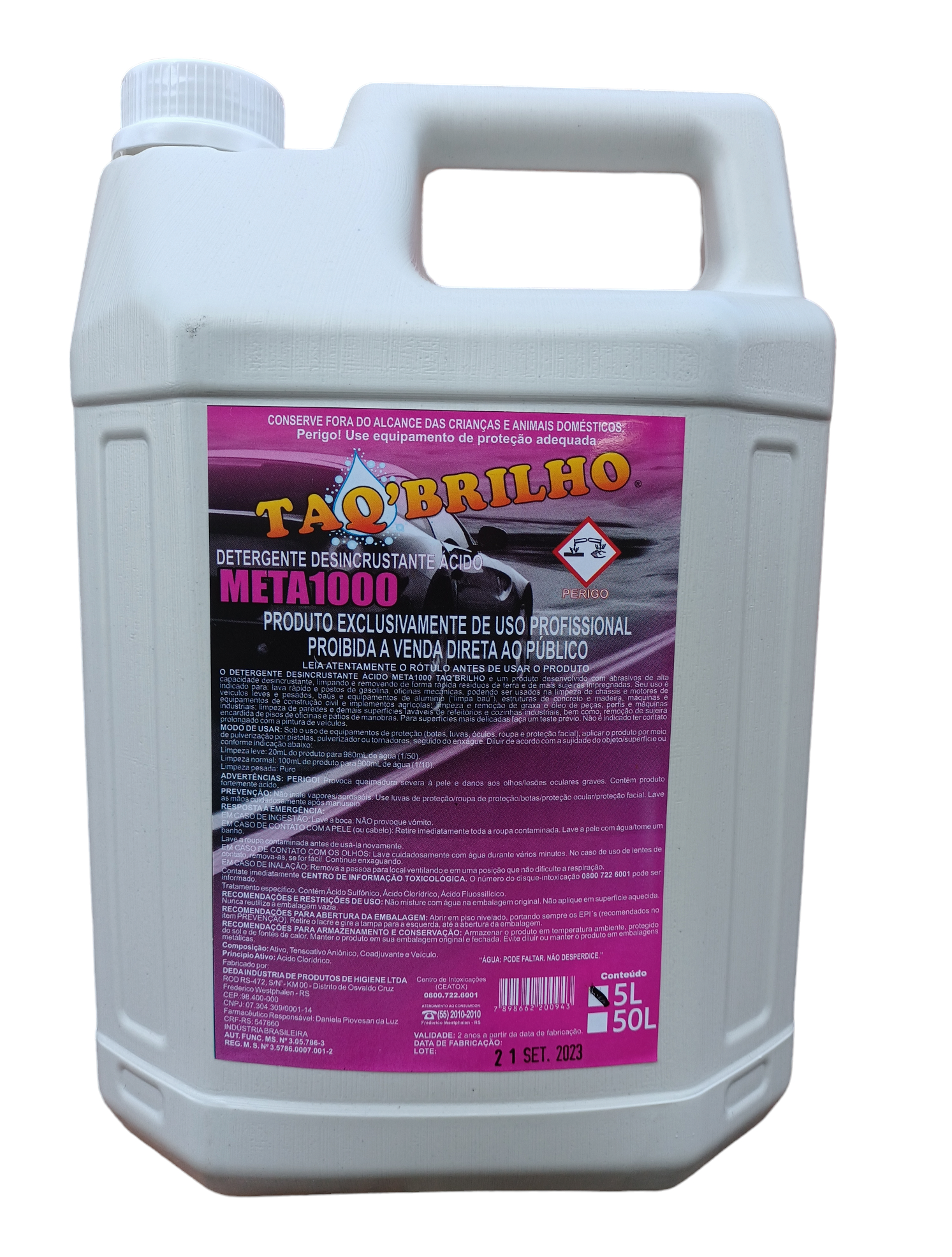 Desincrustante Ácido Meta 1000 5L