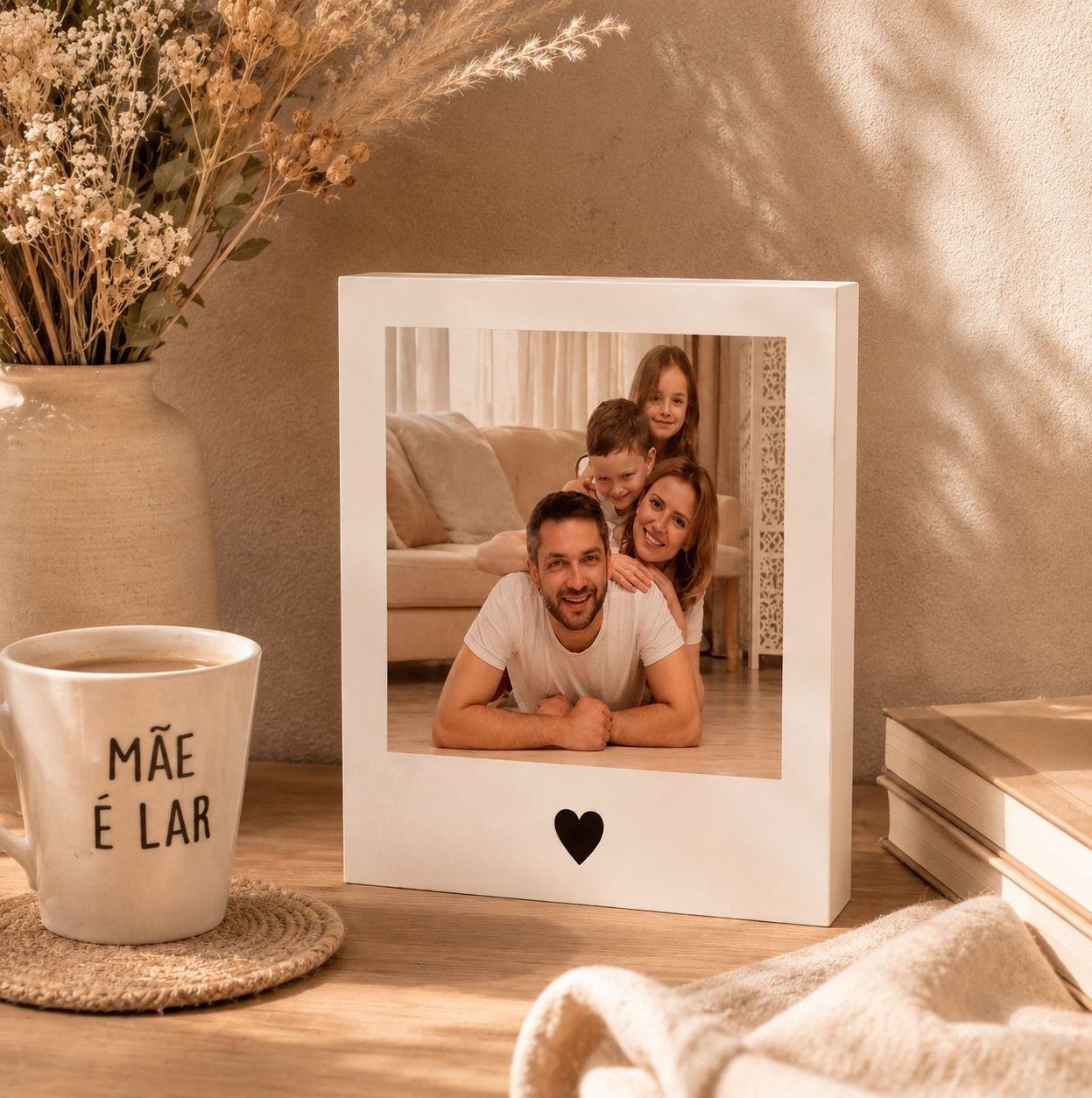Foto polaroid - base de mesa