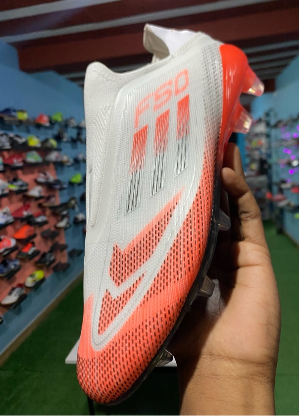 Adidas F50 Pro - Branca/Laranja