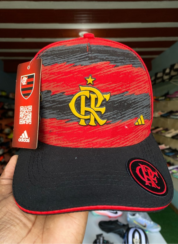 Boné Flamengo Premium - Rubro Negro