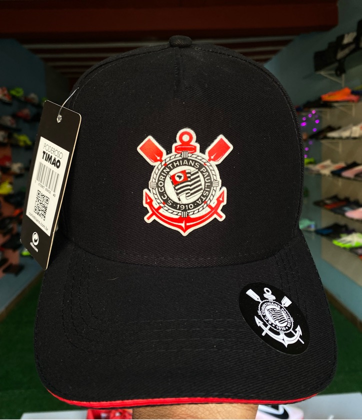 Boné Corinthians Premium - Black