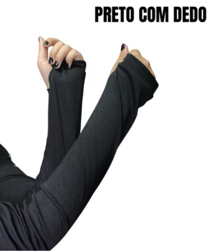 Manguito com proteção P/Dedo - Proteção UV50+