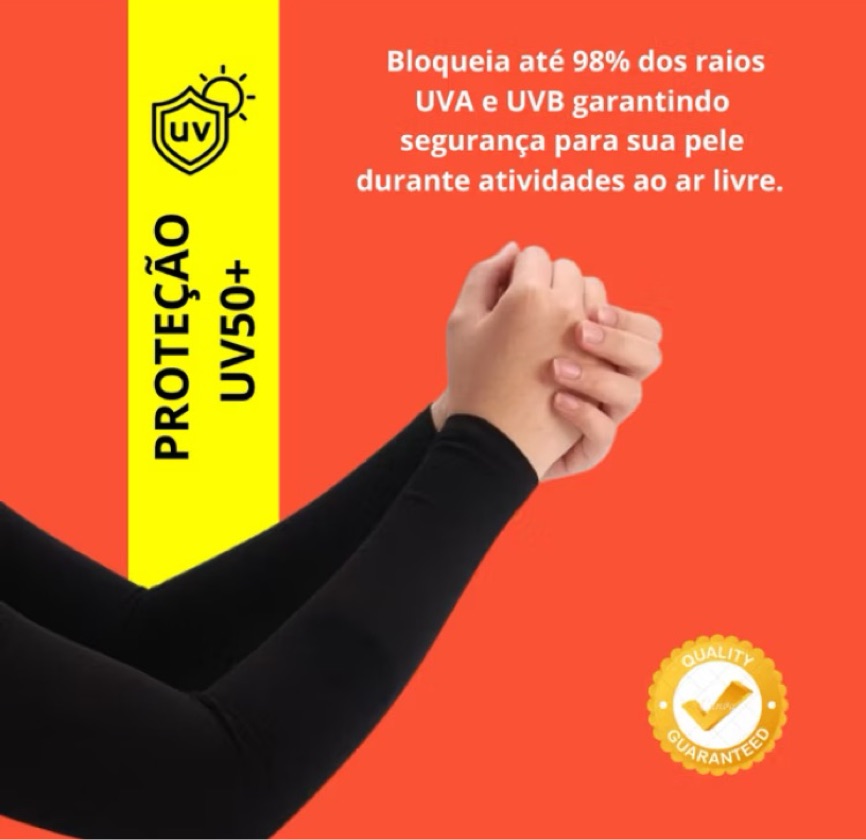 Manguito com proteção P/Dedo - Proteção UV50+
