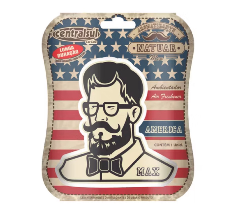 Aromatizante Miniatura Men America Central Sul