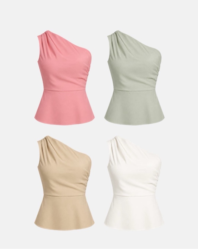 Blusa um ombro só