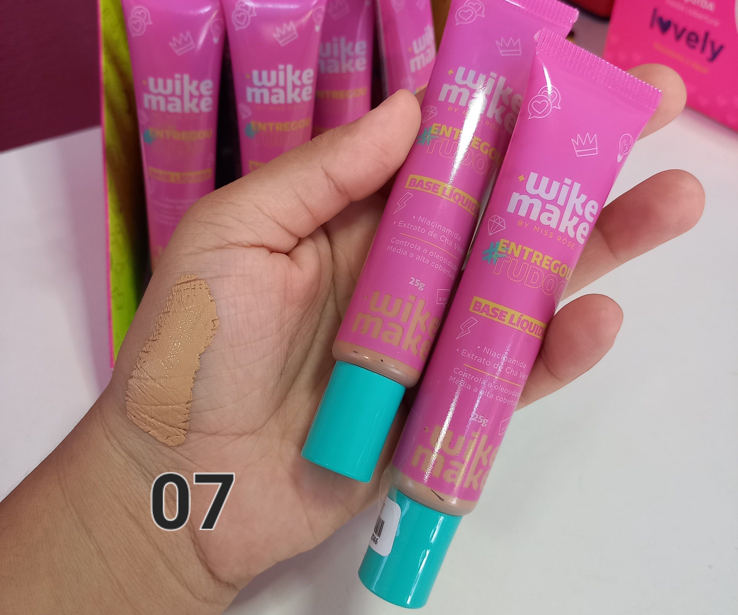 Base Matte Wike Make Cor 7 - By Miss Róse