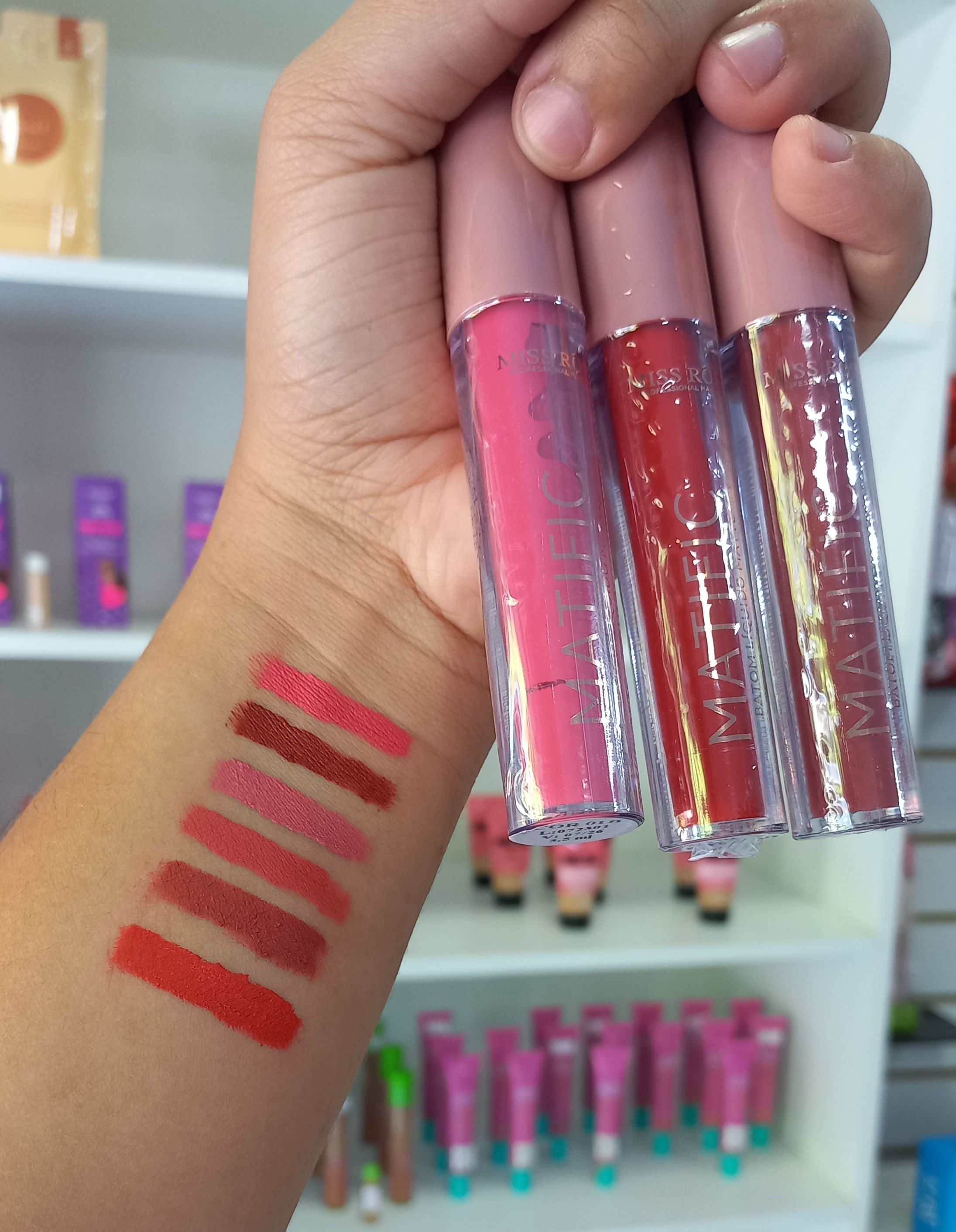 Batom Liquido Matific Da Miss Rôse