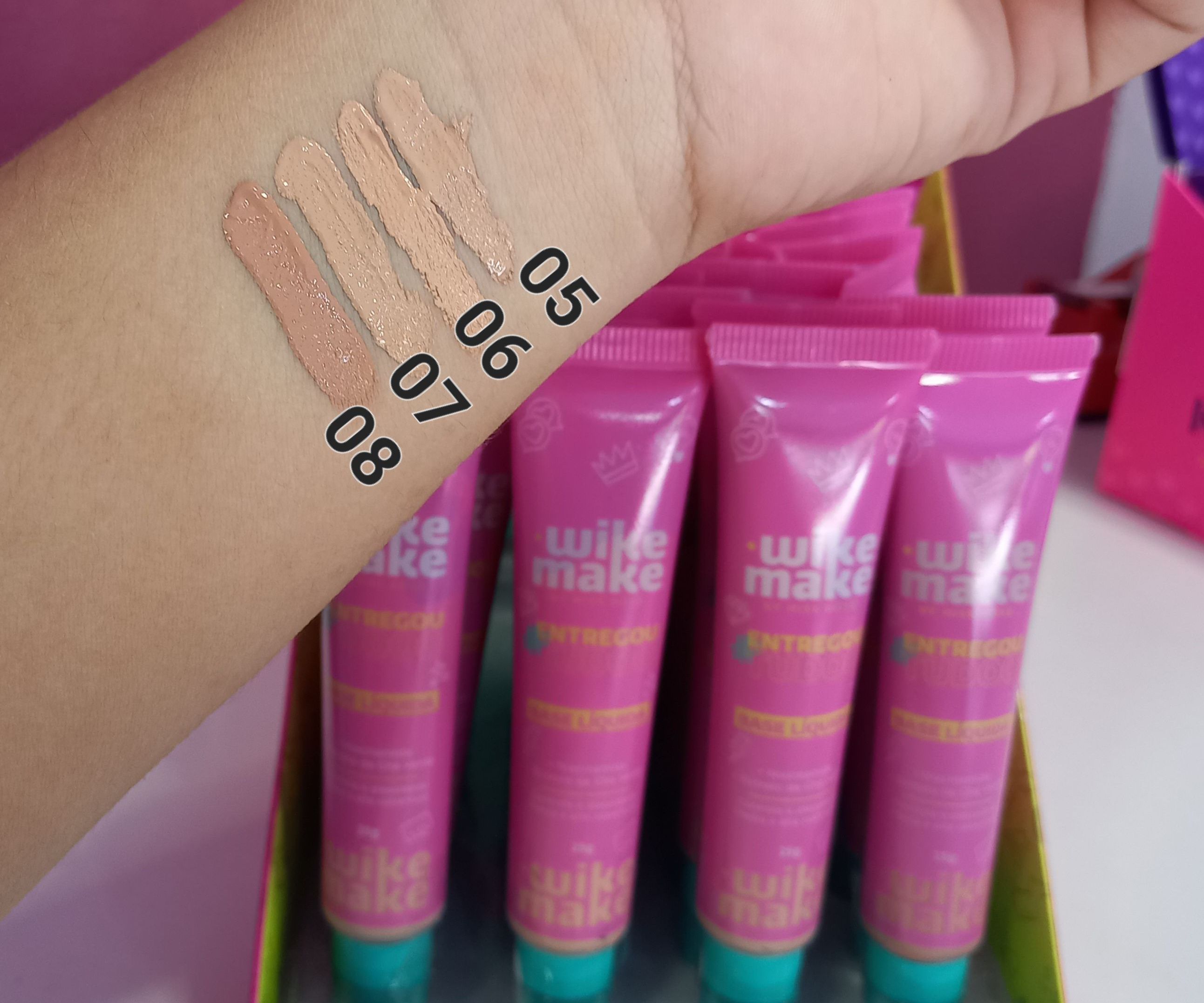 Base Matte Wike Make Cor 6 - By Miss Róse