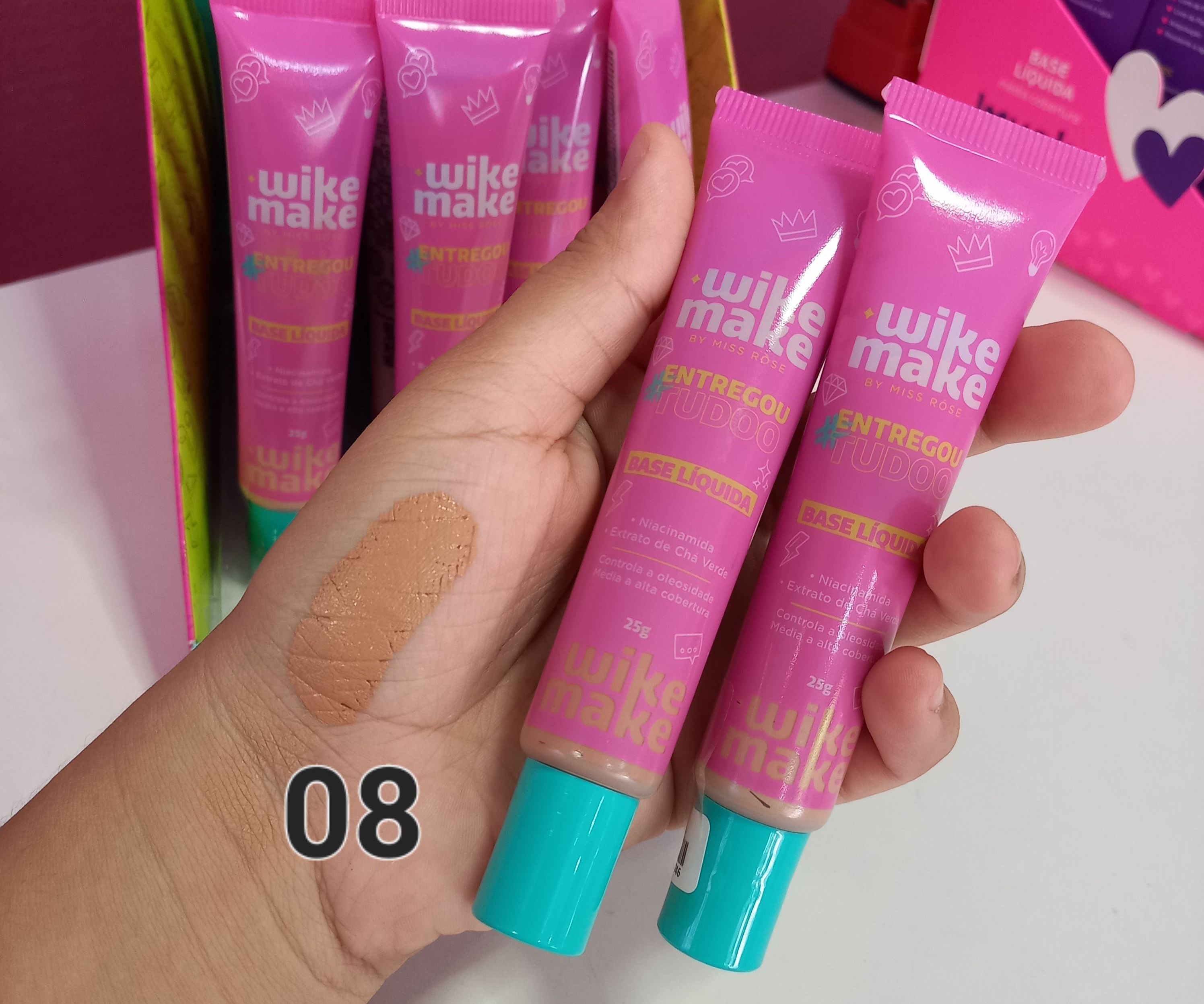 Base Matte Wike Make Cor 8 - By Miss Róse