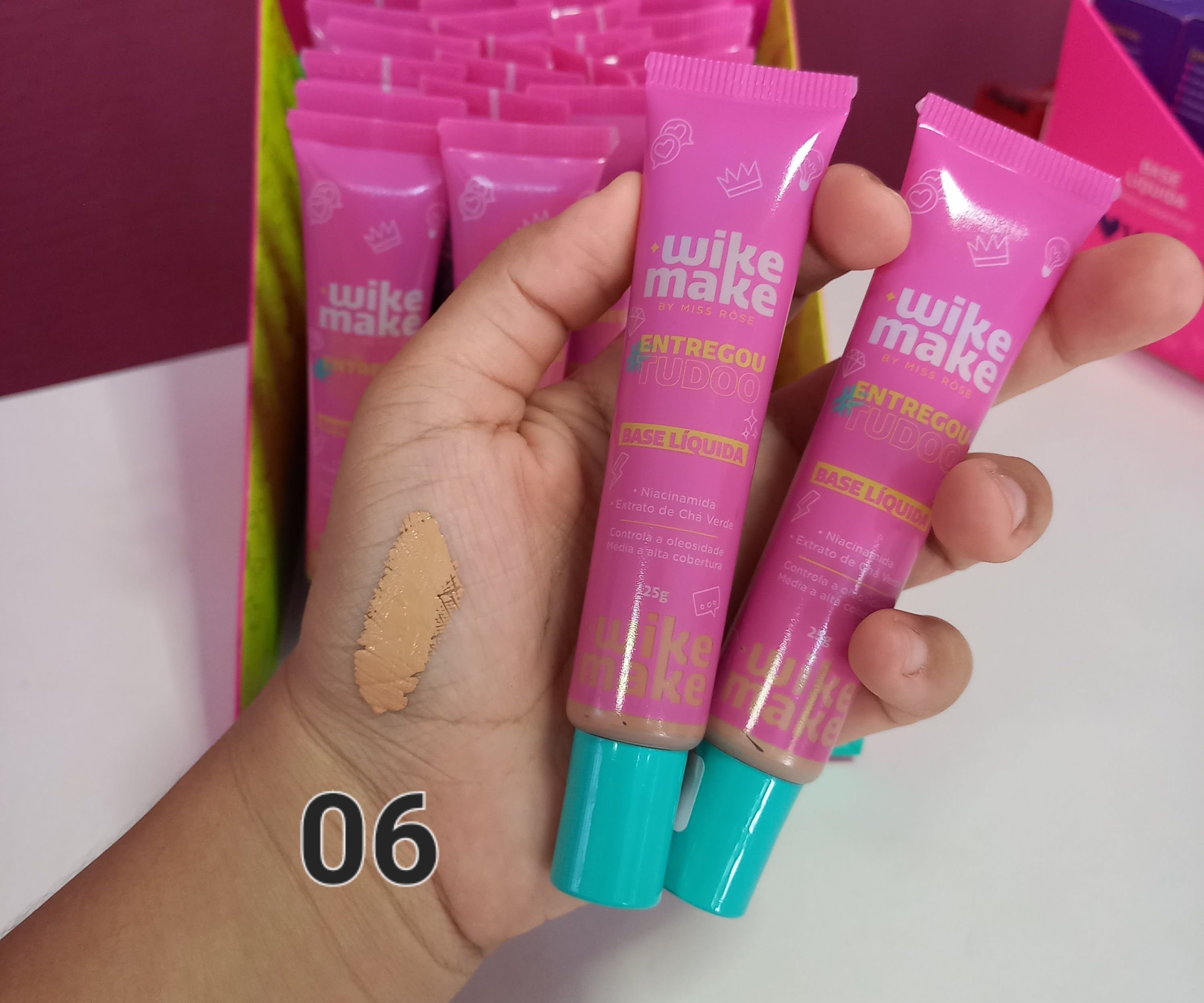 Base Matte Wike Make Cor 6 - By Miss Róse