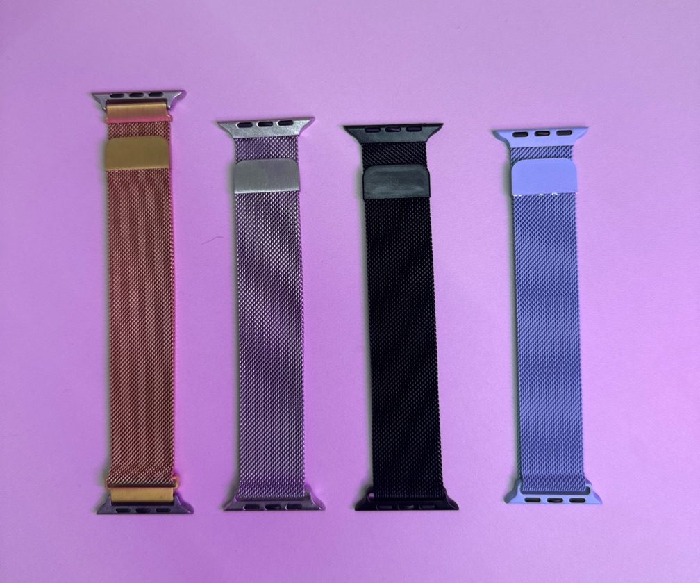 Pulseira Apple Watch 38 a 41mm Milanesa aço