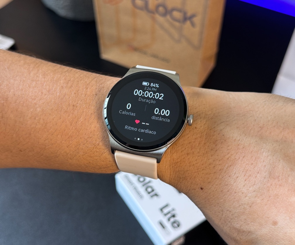 Haylou Solar Lite 44mm | Monitora treinos, saúde, notificações, chamadas 🎁 3 Pulseiras