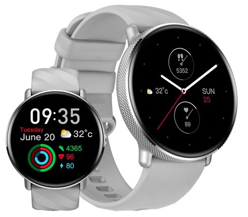 Zeblaze 3 Pro 44mm Amoled | Treinos Saúde Chamadas | 3 pulseiras