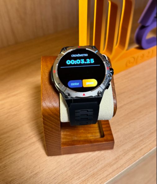 Colmi Robust 46mm | GPS, Strava, Chamadas, Treinos + Brinde