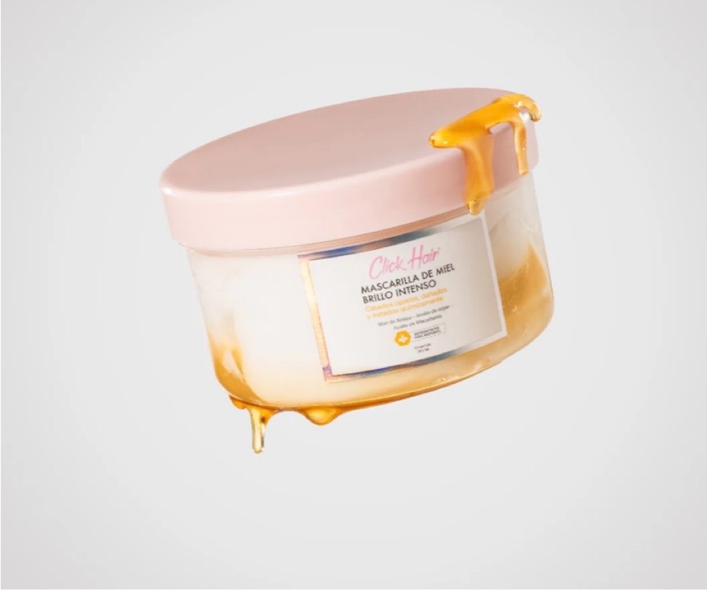 Mascarilla de miel brillo intenso