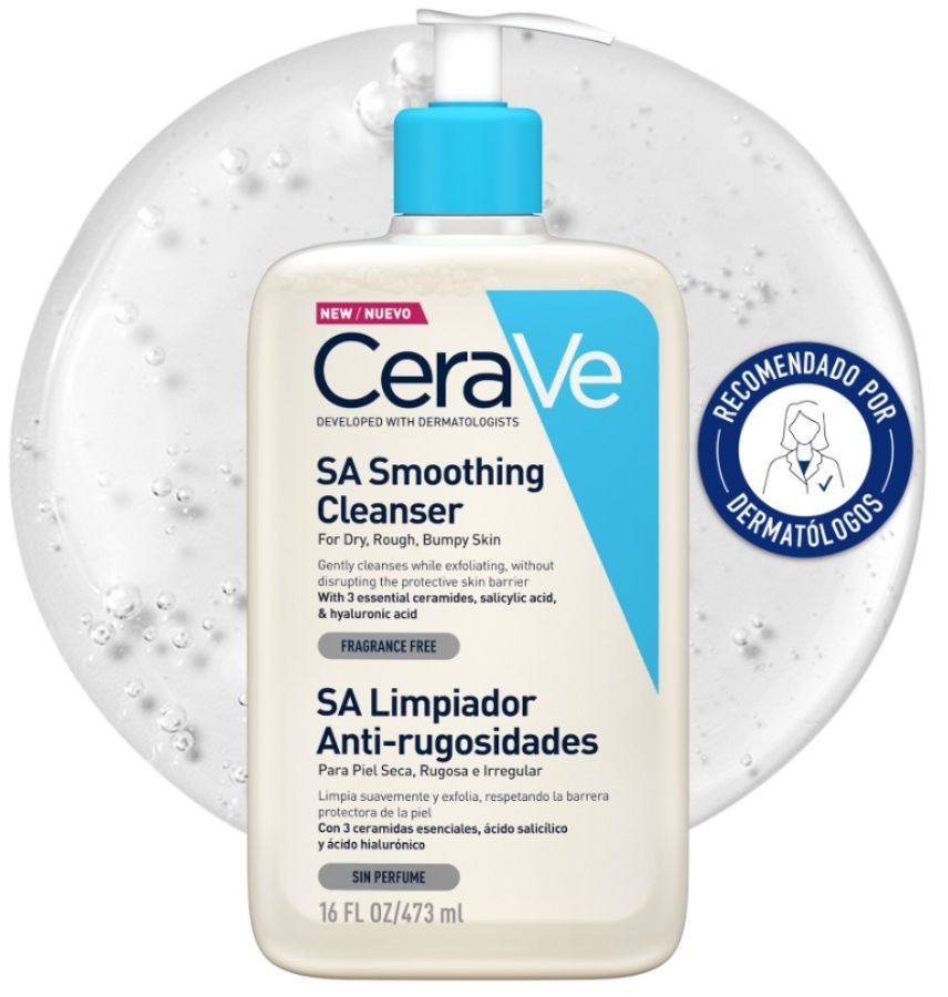 CeraVe SA limpiador facial piel normal