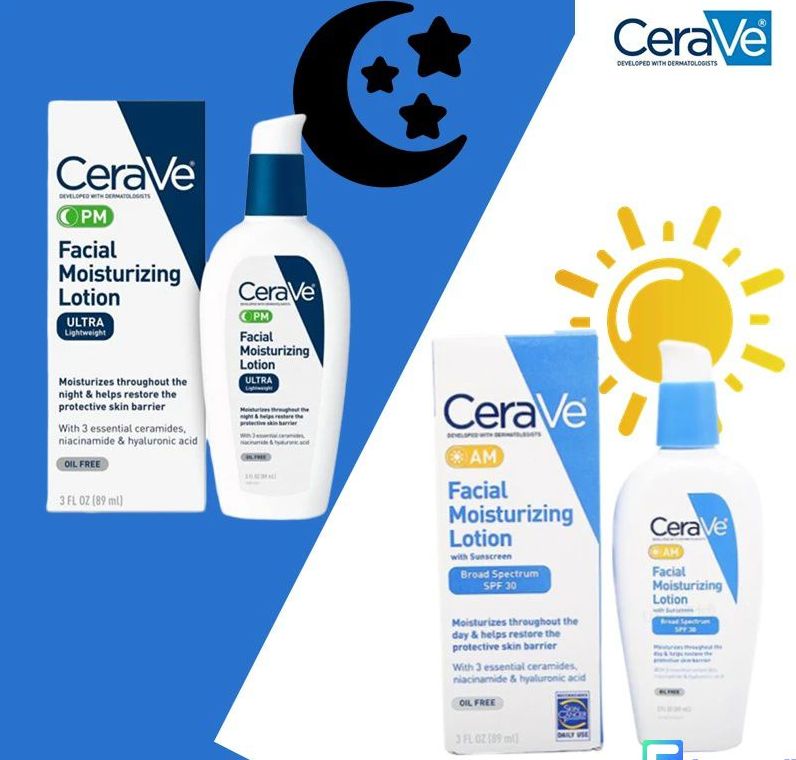 CeraVe Loción Hidratante Facial PM Americana 60ml