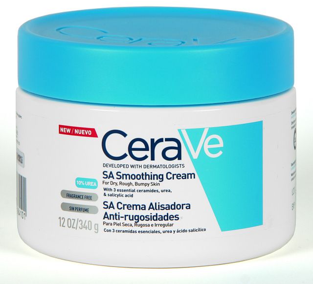 CeraVe SA Crema alisadora Anti-Rugosidades Piel seca rugosa e irregular 236ml