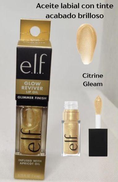 Elf Glow Reviver Lip Oil (Citrine Gleam)