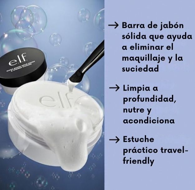 e.l.f. Clean Queen Limpiador en Barra para Brochas y Esponjas