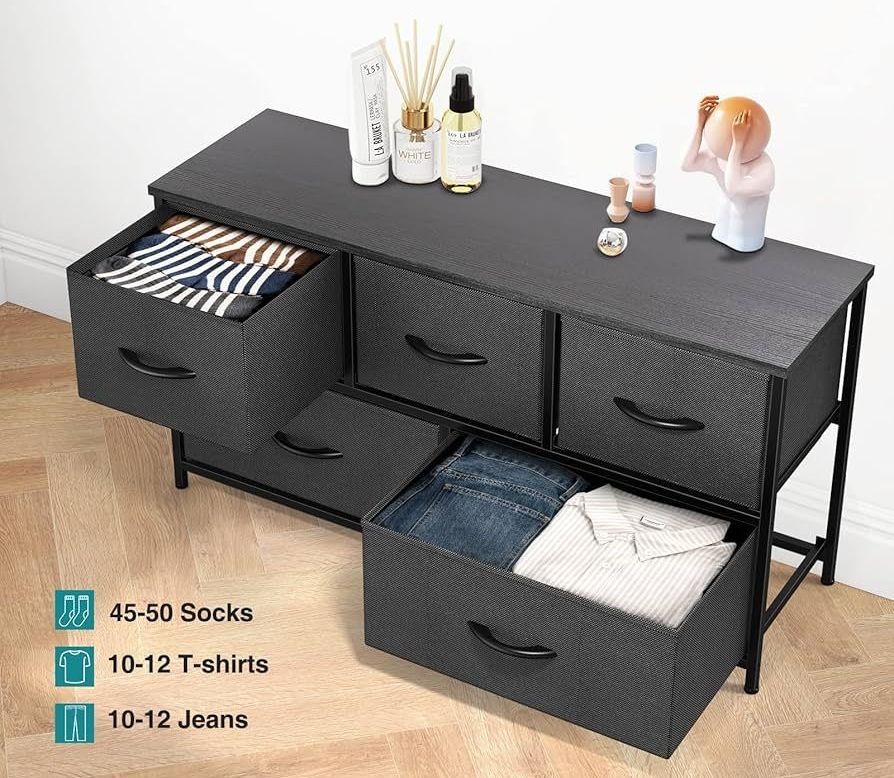 Mesa Pie de Cama de 5 Cajones