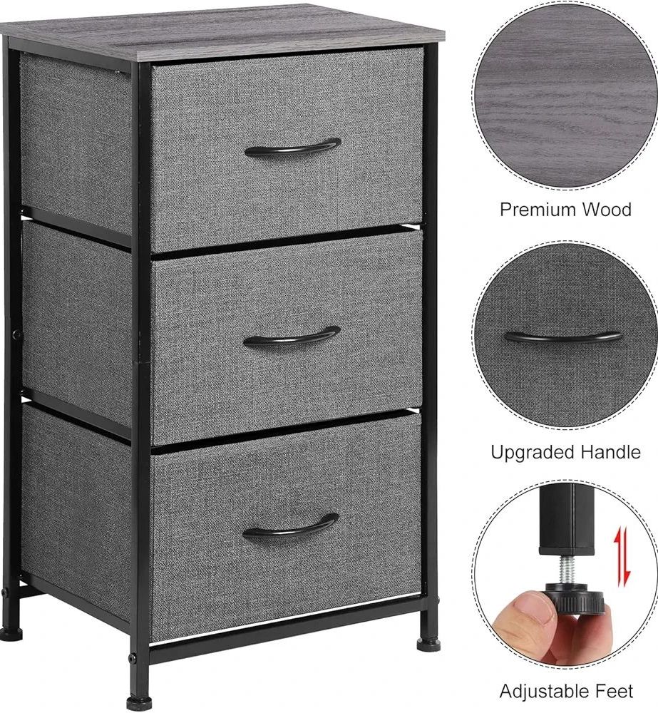 Mesa Cajonera de 3 Niveles